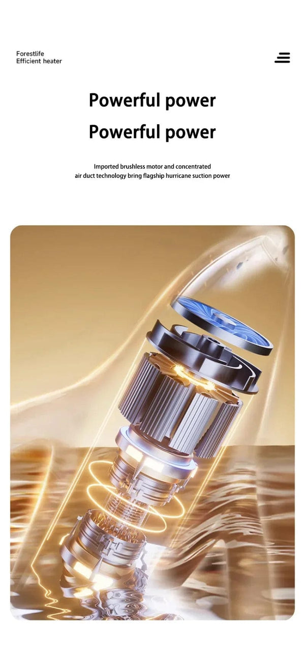 Planet Gates Xiaomi 9800000PA Portable Car Vacuum Cleaner 200W Vacuum Cleaner Mite Removal Car Electrical Home Vacuum Cleaner Wet and Dry