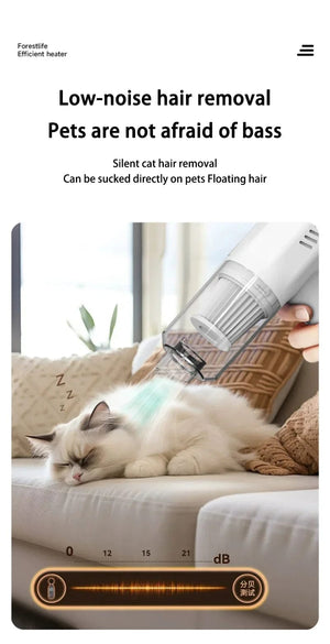 Planet Gates Xiaomi 9800000PA Portable Car Vacuum Cleaner 200W Vacuum Cleaner Mite Removal Car Electrical Home Vacuum Cleaner Wet and Dry