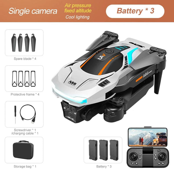 Planet Gates Xiaomi A88Pro Camera Drone Professional 8K Dual Camera 5G GPS Positioning Obstacle Avoidance Optical Flow RC ﻿Brushless 10000M
