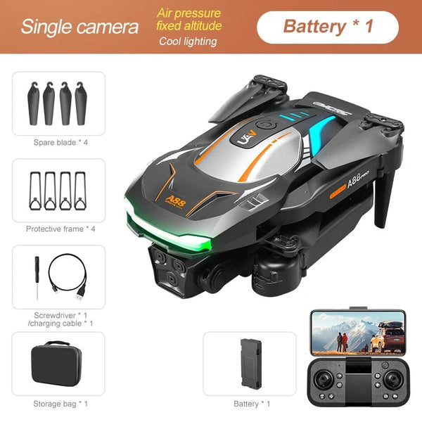 Planet Gates Xiaomi A88Pro Camera Drone Professional 8K Dual Camera 5G GPS Positioning Obstacle Avoidance Optical Flow RC ﻿Brushless 10000M