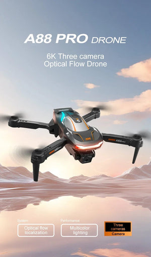 Planet Gates Xiaomi A88Pro Camera Drone Professional 8K Dual Camera 5G GPS Positioning Obstacle Avoidance Optical Flow RC ﻿Brushless 10000M