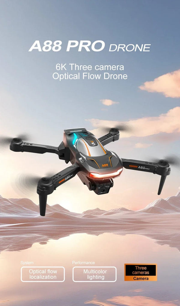 Planet Gates Xiaomi A88Pro Camera Drone Professional 8K Dual Camera 5G GPS Positioning Obstacle Avoidance Optical Flow RC ﻿Brushless 10000M