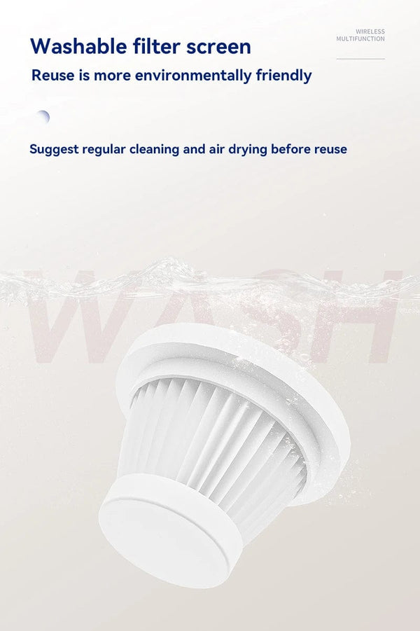 Planet Gates Xiaomi Car Vacuum Cleaner High Power Strong Suction Deep Cleaning Handheld Vacuum Cleaner Dry And Wet Home Car Vacuum Cleaner