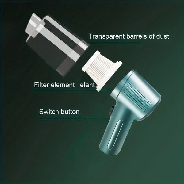 Planet Gates Xiaomi Cordless Car Vacuum Cleaner Multifunctional Portable 98000000 High-Power Suction And Blowing Dual-Use For Dry And Wet