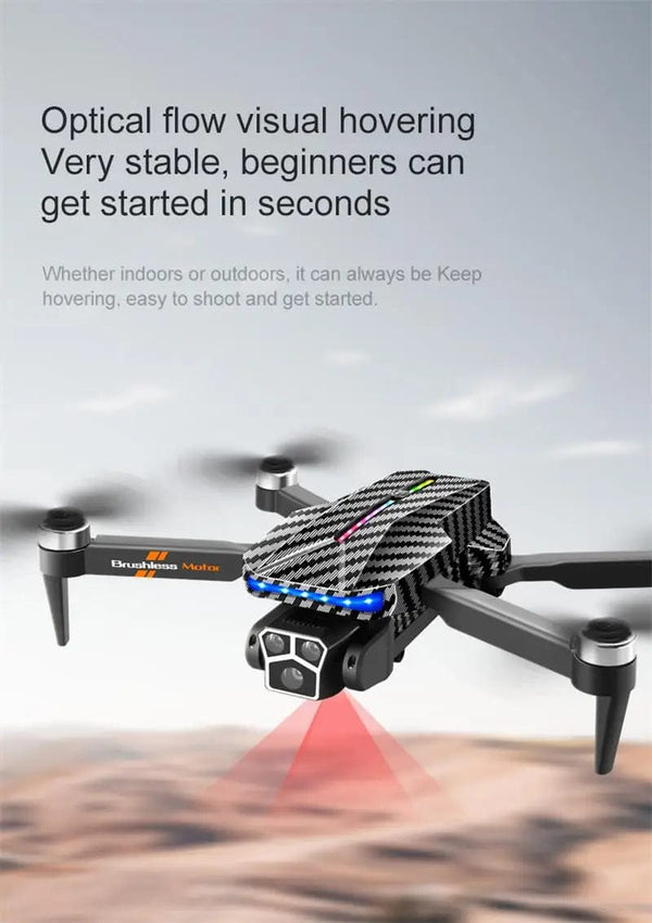 Planet Gates Xiaomi D9 Drone 8K Professional Triple Camera Obstacle Avoidance Optical Flow Remote One-key Return Brushless Motor 15000M