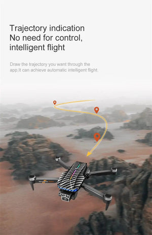 Planet Gates Xiaomi D9 Drone 8K Professional Triple Camera Obstacle Avoidance Optical Flow Remote One-key Return Brushless Motor 15000M