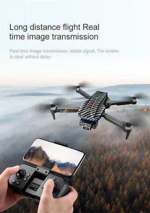 Planet Gates Xiaomi D9 Drone 8K Professional Triple Camera Obstacle Avoidance Optical Flow Remote One-key Return Brushless Motor 15000M