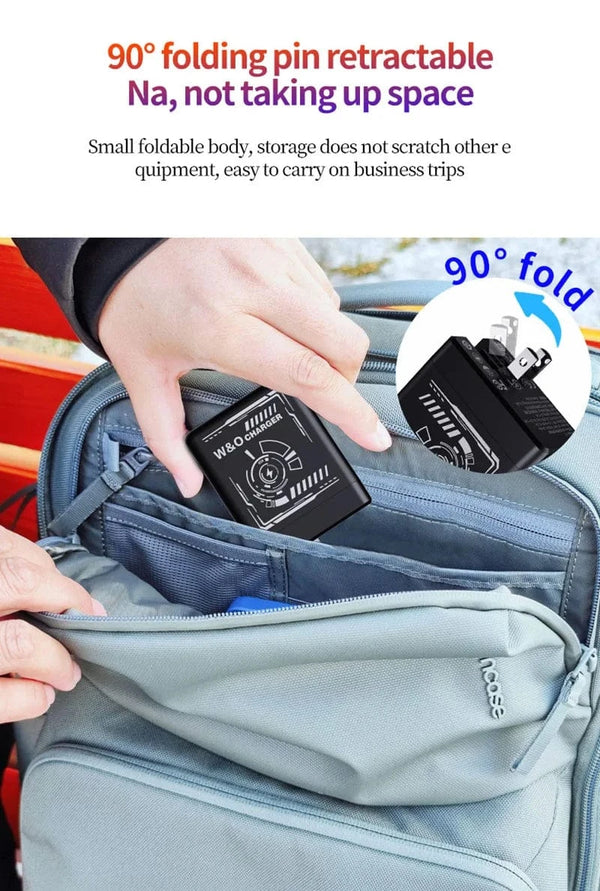 Planet Gates XIAOMI GaN Charger Compatible with 120W Fast Charger Retractable Type-C ligting Cable Portable Adapter For iPhone iPad Samsung