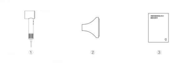 Planet Gates Xiaomi Mijia Electric Hair Dryer H501 High Speed Negative Ions 110,000 Rpm Professional Care Hair 62m/s Wind 1600W Quick Drying