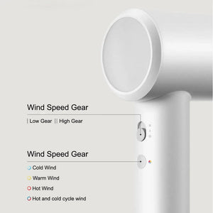 Planet Gates XIAOMI MIJIA  H501 SE High Speed Hair Dryer 62m/s Wind Speed Negative Ion Hair Care 110,000 Rpm Professional Dry 220V CN Version