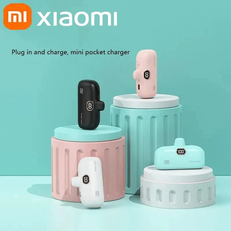 Planet Gates Xiaomi Mini Convenient Mobile Power Bank 30000mah Portable Fast Charging  suitable for iPhone 16 15 14 Samsung External Battery