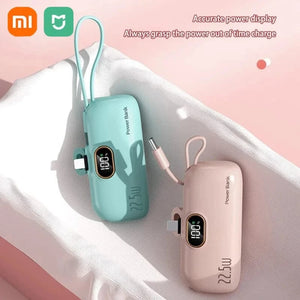 Planet Gates Xiaomi Mini Convenient Mobile Power Bank 30000mah Portable Fast Charging  suitable for iPhone 16 15 14 Samsung External Battery