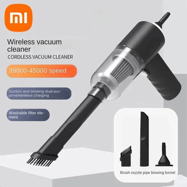 Planet Gates Xiaomi Portable Car Vacuum Cleaner Suction and Blow Integrated Wireless Charging 180W High Power Handheld Vacuum Cleaner Car