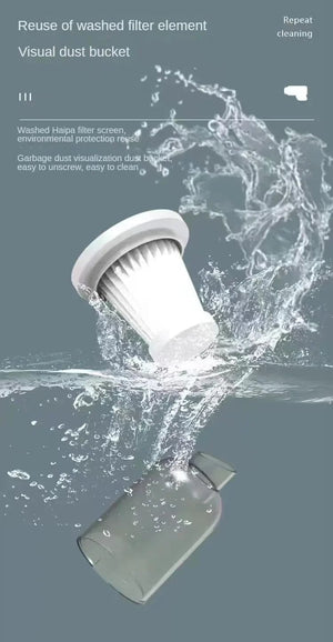 Planet Gates Xiaomi Portable Car Vacuum Cleaner Suction and Blow Integrated Wireless Charging 180W High Power Handheld Vacuum Cleaner Car