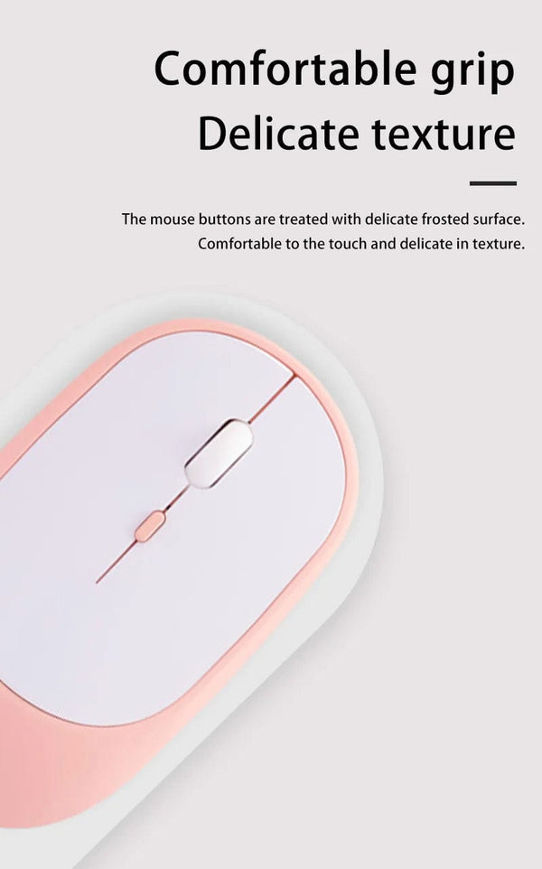 Planet Gates Xiaomi Wireless Mouse Bluetooth-compatible 2.4G Silent Mice Adjustable DPI Ergonomic Design USB Rechargeable Gaming Office Mouse