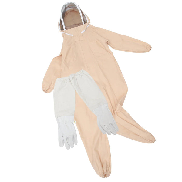 Planet Gates XL Protective Anti Bee Practical Breathable Beekeeping Clothing Veil Hood with Bee Beekeeping Supplies Body Protective