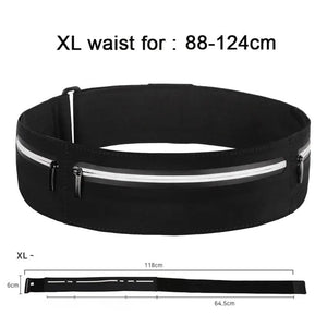 Planet Gates XL waist 88-124cm CWIKLES Belt Bag Mobile Cell Phone Bag for Running Men Running Bag Women Sport Fanny Pack Waterproof Jogging Gym Waist Bag Run