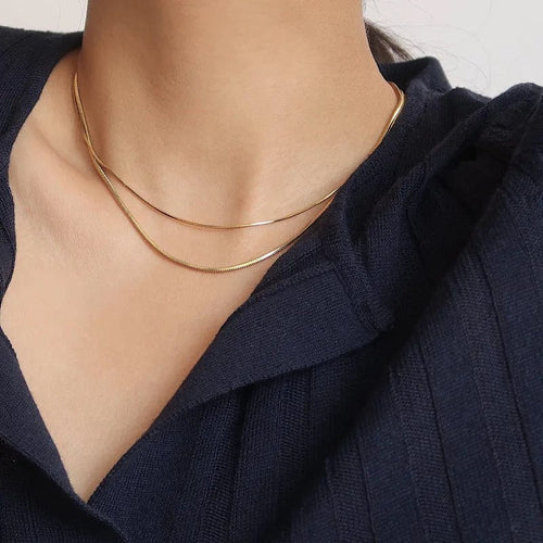 Planet Gates xl011jin Popular Sparkling Necklace For Women Clavicle Chain Choker Fashion Jewelry Wedding Party Birthday Gift