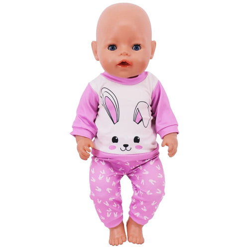 Planet Gates xm55 / No Doll 2 Pcs/Set=Shirts + Pants Doll Clothes Accessories For Born Baby 43cm Items & 18 Inch American Doll Girl's Toys & Our Generation
