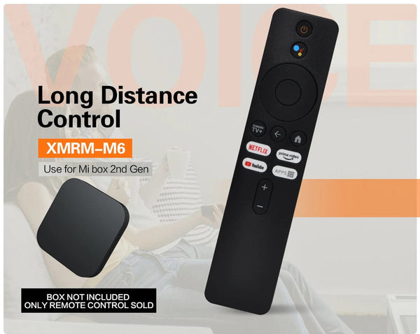 Planet Gates XMRM-M6 XMRM-M6 Voice remote Control for Xiaomi mi 2nd Gen Box Applicable to TV Box S (2nd Gen) 4K Ultra HD Streaming Media Player