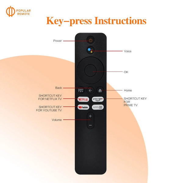 Planet Gates XMRM-M6 XMRM-M6 Voice remote Control for Xiaomi mi 2nd Gen Box Applicable to TV Box S (2nd Gen) 4K Ultra HD Streaming Media Player