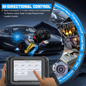 Planet Gates XTOOL D9S PRO D9SPRO Car Diagnostic Tools ECU Programming/Coding Automotive Scanner 42+ Services CANFD DOIP Topology PK D9 PRO