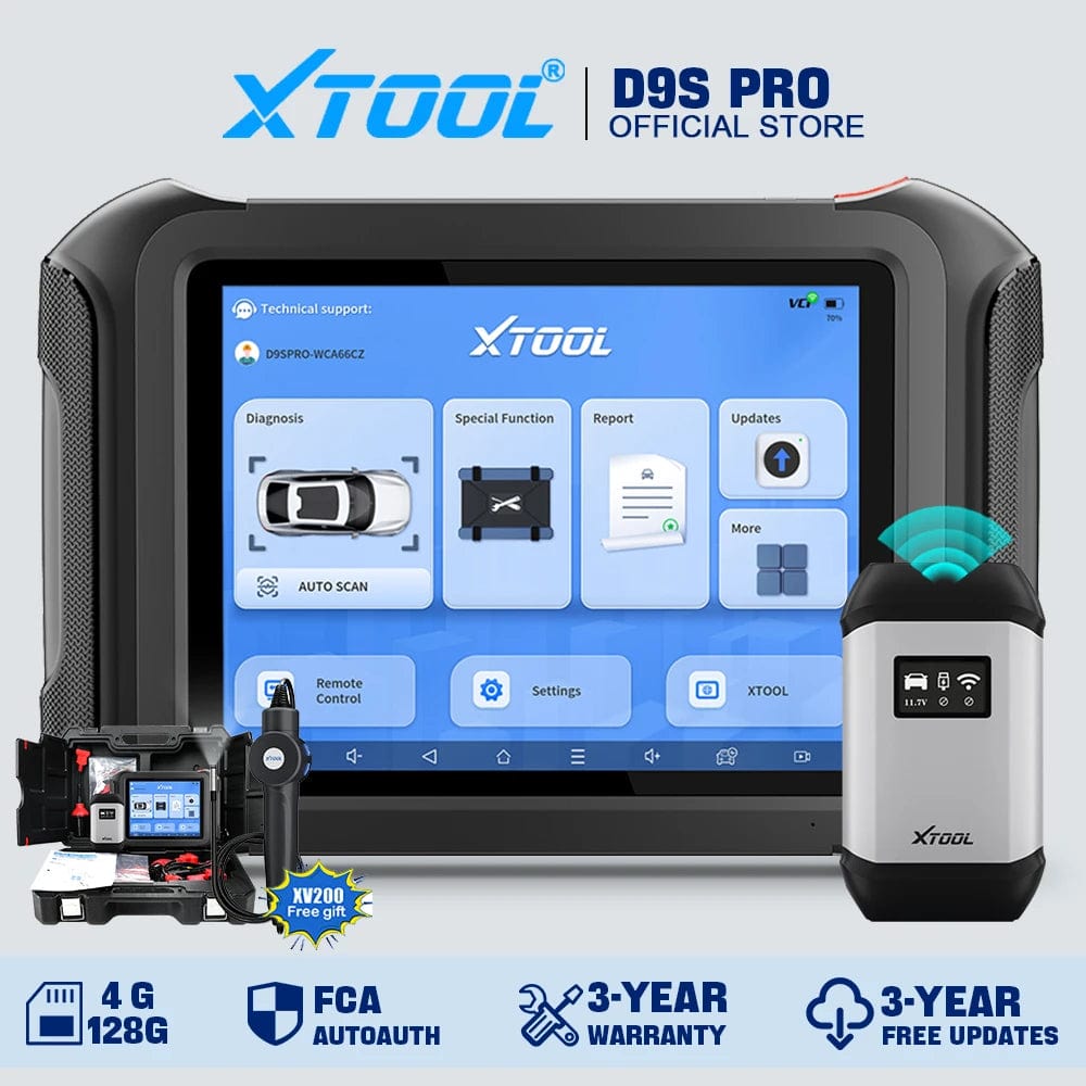 Planet Gates XTOOL D9S PRO D9SPRO Car Diagnostic Tools ECU Programming/Coding Automotive Scanner 42+ Services CANFD DOIP Topology PK D9 PRO