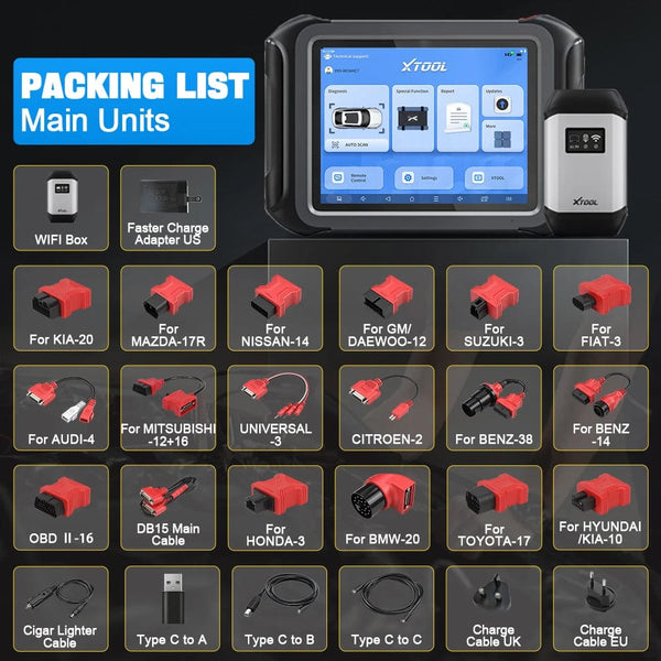 Planet Gates XTOOL D9S PRO D9SPRO Car Diagnostic Tools ECU Programming/Coding Automotive Scanner 42+ Services CANFD DOIP Topology PK D9 PRO