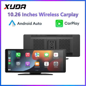 Planet Gates XUDA Universal 10.26 Inch Car Radio Multimedia WIFI Video Player Wireless Carplay & Android Auto for Apple Or Android MP5 Player