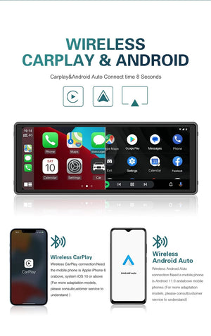 Planet Gates XUDA Universal 10.26 Inch Car Radio Multimedia WIFI Video Player Wireless Carplay & Android Auto for Apple Or Android MP5 Player