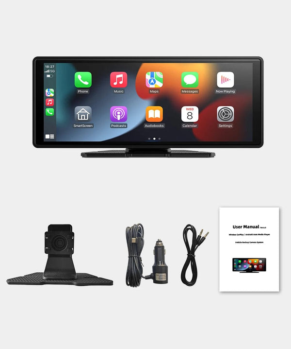 Planet Gates XUDA Universal 10.26 Inch Car Radio Multimedia WIFI Video Player Wireless Carplay & Android Auto for Apple Or Android MP5 Player