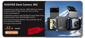 Planet Gates XUSHIDZ 1080P Dash Camera Car Camera Night Vision Vehicle Video Recorder Dashcam DVR Loop Recording Q02 High Cost- Effective