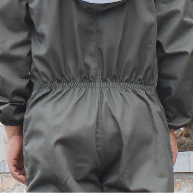 Planet Gates XXL Beekeeping Suit Brown Resistant Dirt Beekeeper Overalls Clothes Honeybee Product Tools Apiculture Costume Gardening Supplies