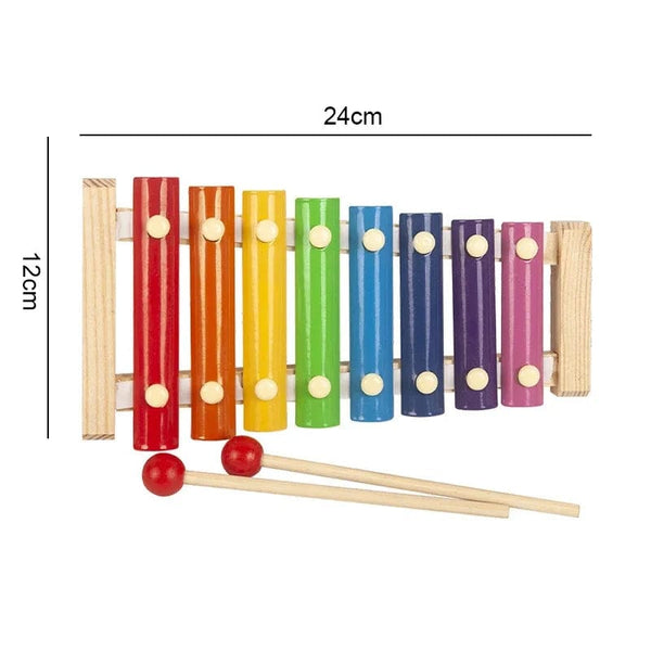 Planet Gates Xylophone Montessori Wooden Toys for Babies 1 2 3 Years Boy Girl Gift Baby Development Games Wood Puzzle for Kids Educational Learning Toy