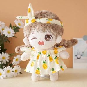 Planet Gates y(without doll) / fit 20cm Idol Doll Doll Clothes for 20cm Idol Doll Outfit Accessories Maid Skirt Wedding Dress Hoodie for Korea Kpop EXO Super Star Dolls Toys Gift