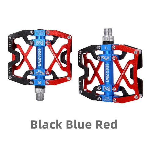 Planet Gates Y06-Black Blue Red / CHINA Bicycle Pedal Ultralight Aluminium Alloy 3 Bearings Bicycle Pedals 14 colors Road MTB Pedals  Waterproof Bicycle Parts