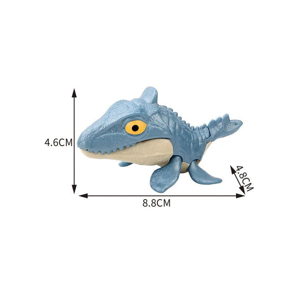 Planet Gates Y19 Jurassic Finger Dinosaur Triceratops Tyrannosaurus Model Toys for Kids Creative Finger Biting Dinosaurs Interactive Toy Boy Gift