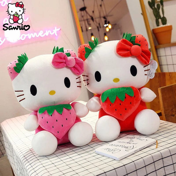 Planet Gates Y2K Hello Kitty Plush Toy Plushies Sanrio Doll Kuromi Home Decoration Room Pillow Cinnamoroll Kawaii Children Birthday Gift Girl