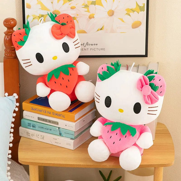 Planet Gates Y2K Hello Kitty Plush Toy Plushies Sanrio Doll Kuromi Home Decoration Room Pillow Cinnamoroll Kawaii Children Birthday Gift Girl
