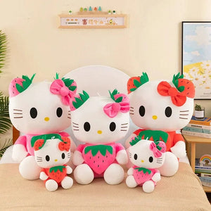 Planet Gates Y2K Hello Kitty Plush Toy Plushies Sanrio Doll Kuromi Home Decoration Room Pillow Cinnamoroll Kawaii Children Birthday Gift Girl