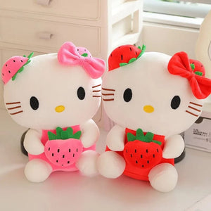 Planet Gates Y2K Hello Kitty Plush Toy Plushies Sanrio Doll Kuromi Home Decoration Room Pillow Cinnamoroll Kawaii Children Birthday Gift Girl