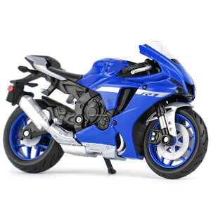 Planet Gates Yamaha 2021 YZF-R1 Maisto 1:18 Yamaha 2021 YZF-R1 Static Die Cast Vehicles Collectible Hobbies Motorcycle Model Toys