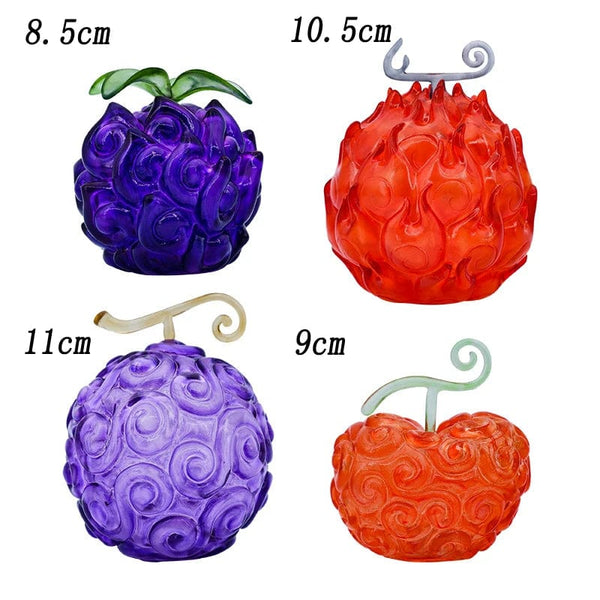 Planet Gates Yami Yami no Mi GK ONE PIECE Devil Fruit Model Action Figure Demon Op-Op Fruit Flame-Flame Fruit Gum-Gum Fruit Luminous Collection Doll Toys