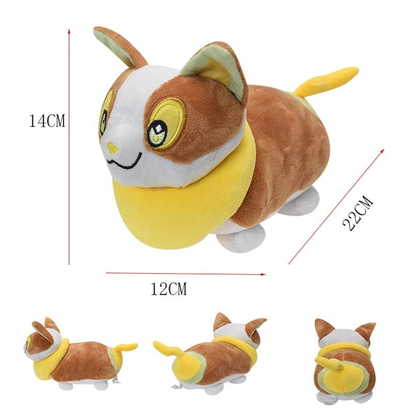 Planet Gates Yamper Pokemon Plush Tepig Victini Snivy Emolga Scorbunny Yamper Raboot Alolan Marowak Sleeping Vaporeon Smoliv Lechonk Stuffed Toys