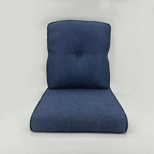 Planet Gates Yarn-Dyed Fabric Sofa Seat Cushion Set 2pcs/set Outdoor Waterproof UV Resistant Cotton Core Filling Suitable for Rattan Chair Sofa Home Furniture