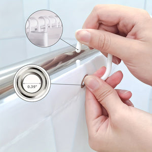 Planet Gates YB-616 180-180 4PS 4pcs Turtle Seaweed Pattern Shower Curtain Set, Waterproof Bath Curtain With Hooks, U-shaped Mat, Toilet Cover Mat, L-shaped Mat, Bathroom Accessories, Home Bathroom Decorations