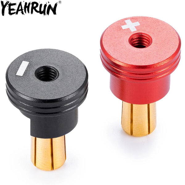 Planet Gates YEAHRUN 1Pair Banana Plugs Connectors with Cooling Cover for RC Lipo Battery RC Drone Airplane Model Car Parts