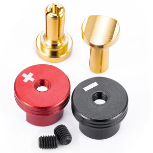 Planet Gates YEAHRUN 1Pair Banana Plugs Connectors with Cooling Cover for RC Lipo Battery RC Drone Airplane Model Car Parts