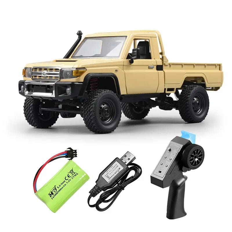 Planet Gates Yellow 1:12 MN82 Full Scale MN LC79 RTR Version RC Car 2.4G 4WD 280 Motor Proportional Off-Road Remote Control Car For Boys Xmas Gifts