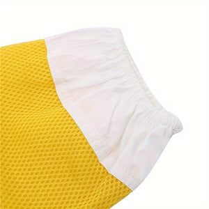 Planet Gates Yellow 1 Pair Of Leather Gloves, Beekeeping Tools, Protective Gear, Anti-bee Anti Stinging Long Mesh Gloves, Yellow, Beekeeping Supplies